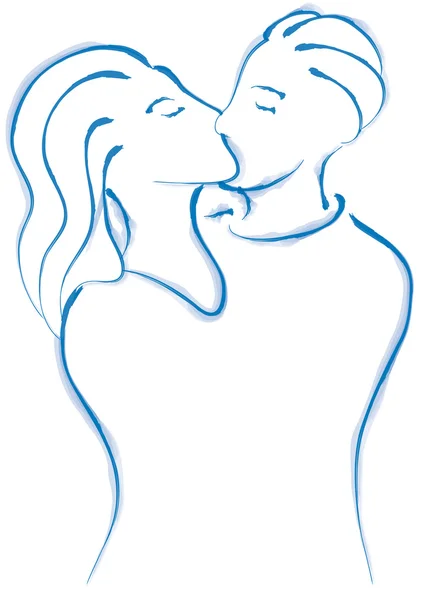 Поцілунок — стоковий вектор