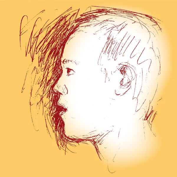 Un enfant — Image vectorielle