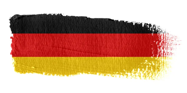 Pociągnięcie flaga Niemiec — Zdjęcie stockowe