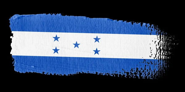 Penseelstreek vlag honduras — Stockfoto
