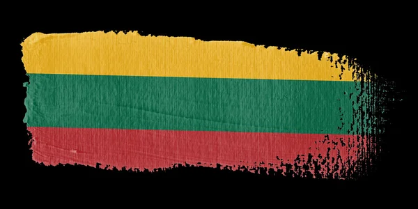 Kresebný vlajka Litvy — Stock fotografie
