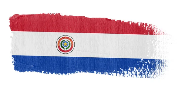 stock image Brushstroke Flag Paraguay