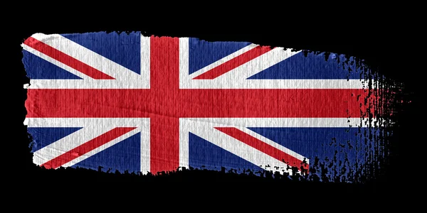 Pinselstrich Flagge Union Jack — Stockfoto