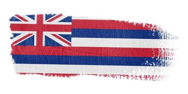 Brushstroke bayrak hawaii — Stok fotoğraf