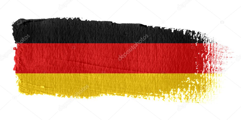 Brushstroke Flag Germany