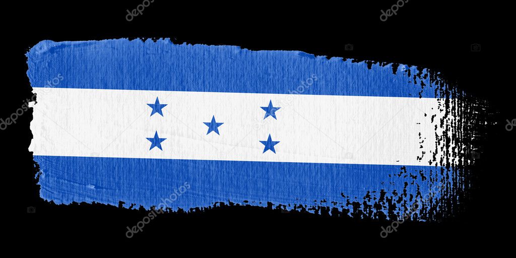Brushstroke Flag Honduras