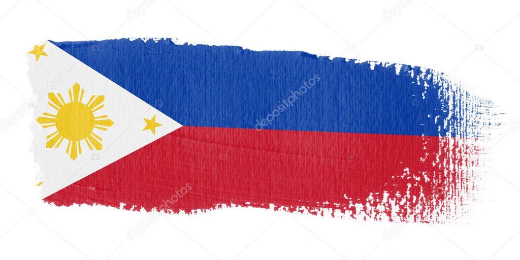 Brushstroke Flag Philippines
