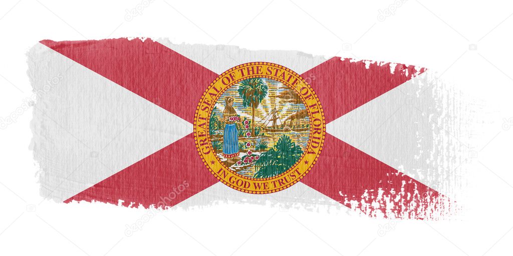 Brushstroke Flag Florida