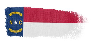 Brushstroke Flag North Carolina clipart