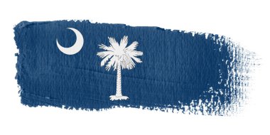 Brushstroke Flag South Carolina clipart