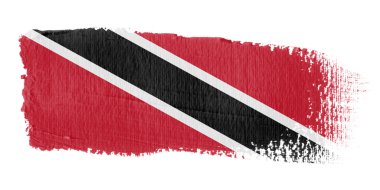 trinidad ve tobago brushstroke bayrak