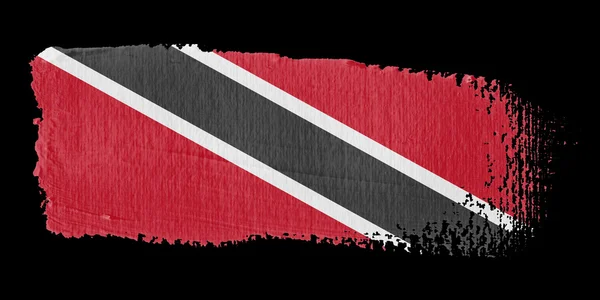 Brushstroke Flag Trinidad and Tobago — Stock Photo, Image