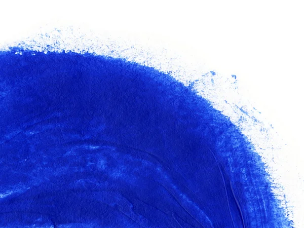 Μπλε fingerpaint — Φωτογραφία Αρχείου