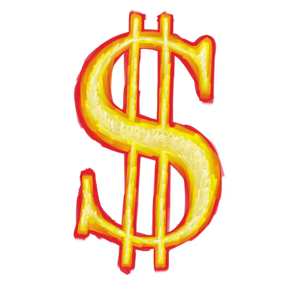 US-Dollar-Symbol — Stockfoto