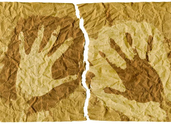 Handprints — Zdjęcie stockowe