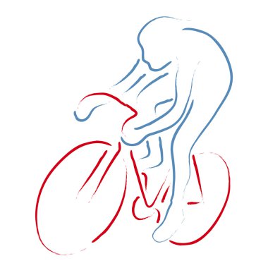 Cyclist clipart