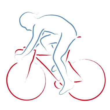 Cyclist clipart