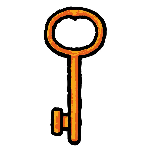 Symbolický klíč — Stockový vektor