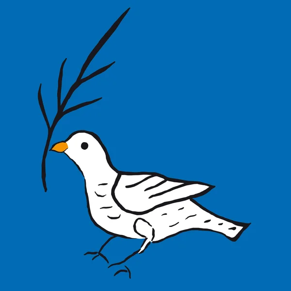 평화의 비둘기 — 스톡 벡터