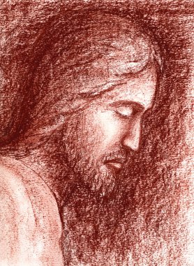 Face of Jesus clipart