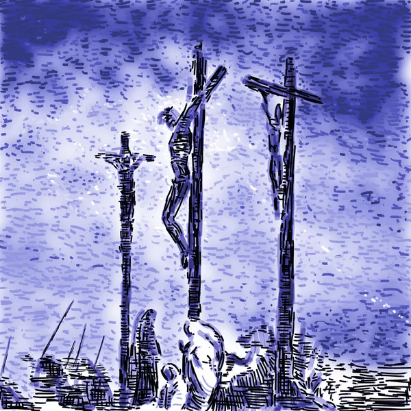 被钉十字架 — 图库照片