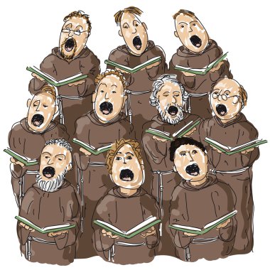 A choir clipart