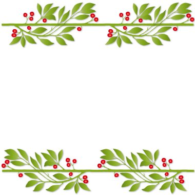 Plant frame clipart