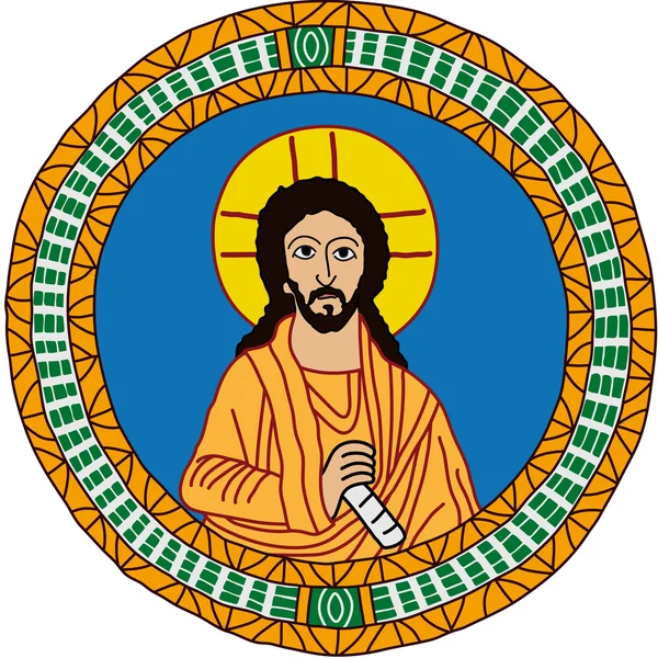 İsa'nın resmi — Stok Vektör