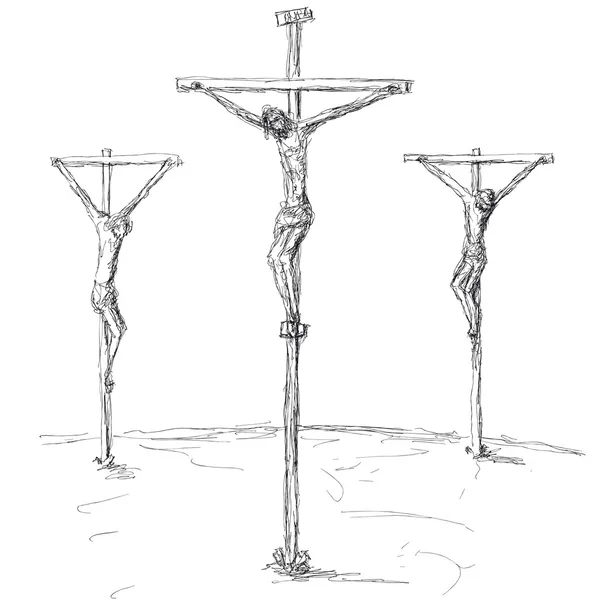 Crucifixion — Image vectorielle