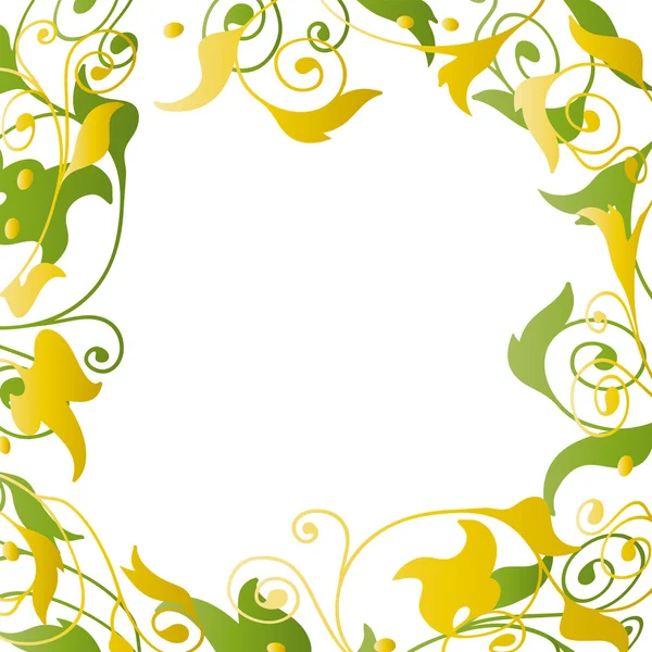 Cadre végétal — Image vectorielle