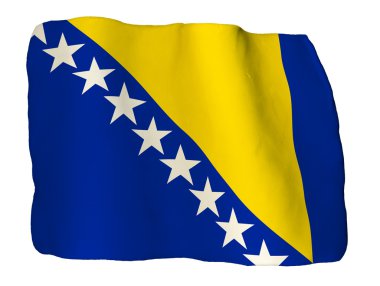Bosna-Hersek bayrağı kil
