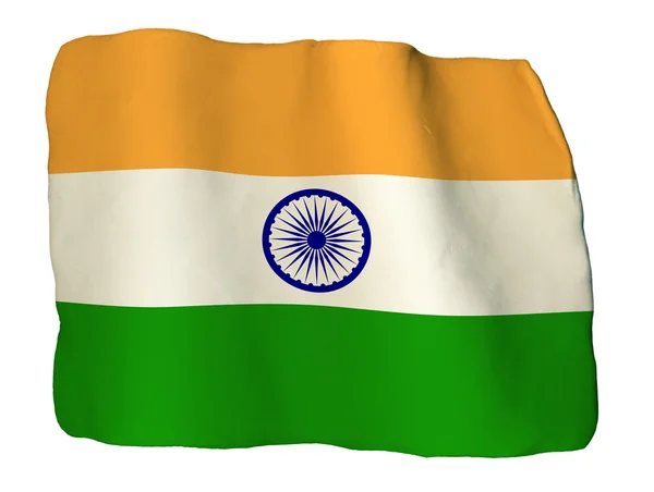 India vlag van klei — Stockfoto