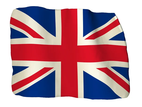 Velká Británie vlajka jílu — Stock fotografie