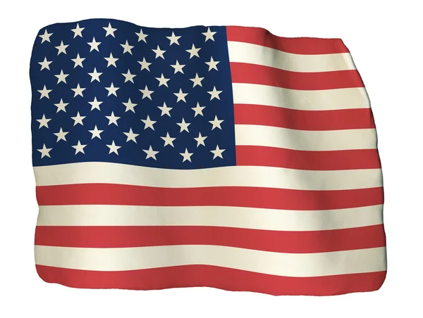 Bendera tanah liat Amerika Serikat — Stok Foto