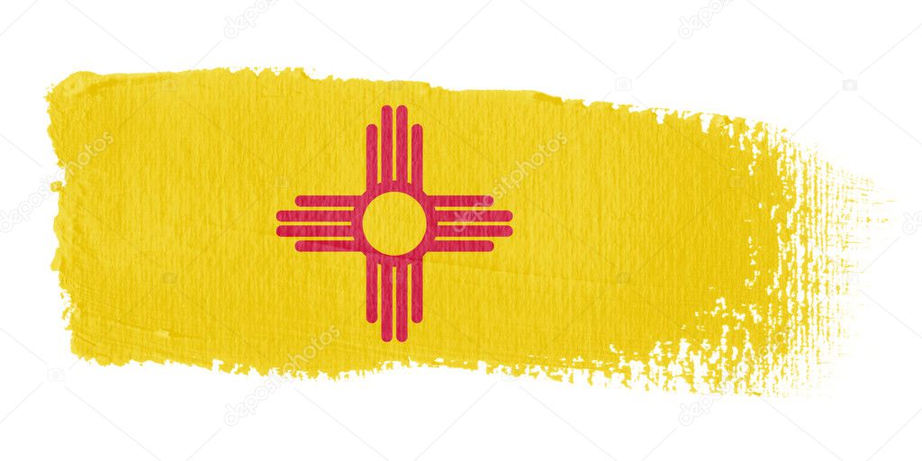Brushstroke flag New Mexico