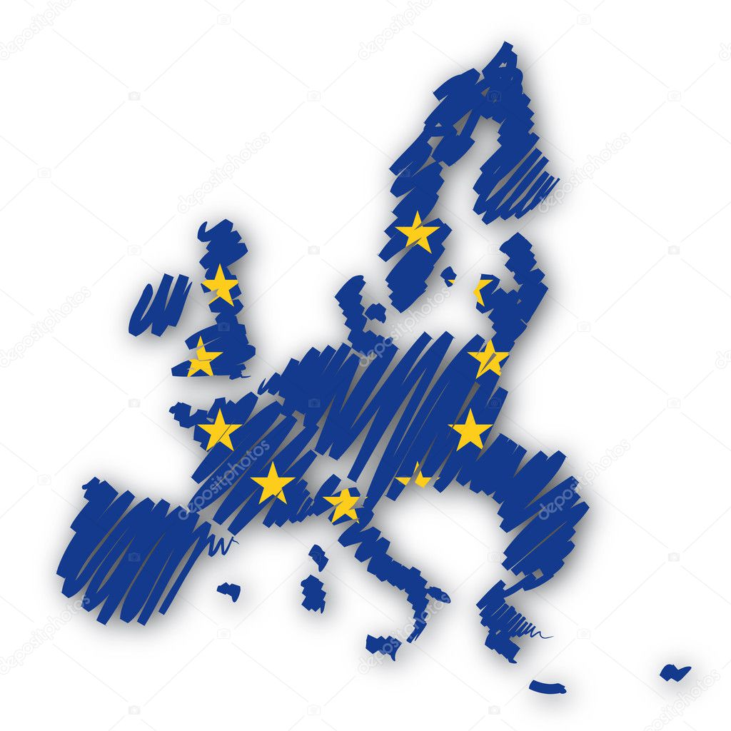 Map Sketch Europe Stock Vector Image By ©robodread #11404159