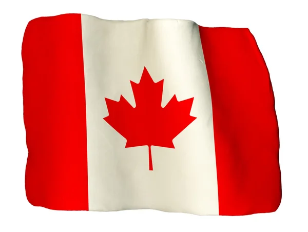 Canadá Bandeira da argila — Fotografia de Stock
