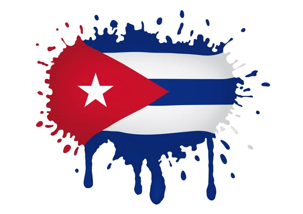 Macchabée drapeau cubain — Image vectorielle