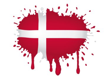 Danimarka bayrağı scketch