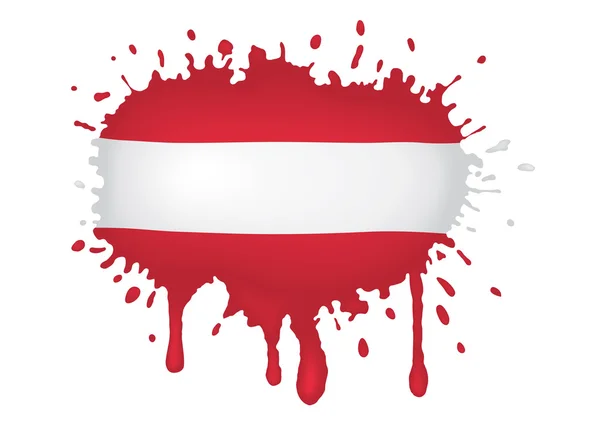 Austria flagi szkice — Wektor stockowy