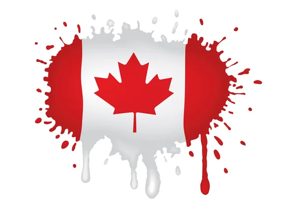 Canada vlag schetsen — Stockvector