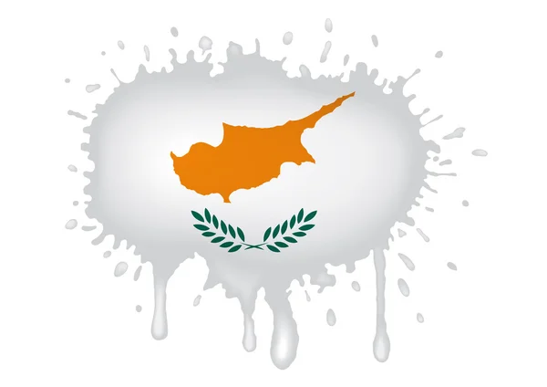 Kıbrıs bayrağı skeçler — Stok Vektör