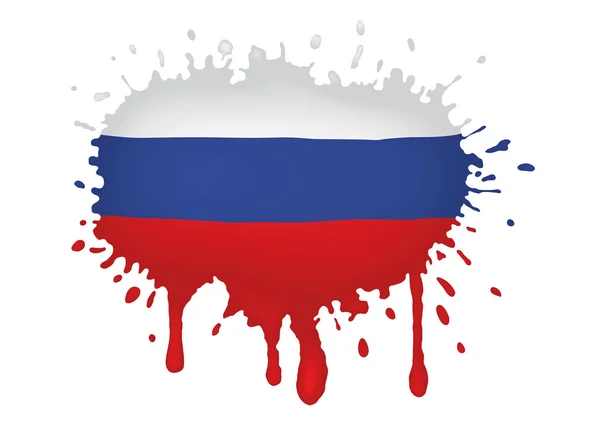 Rusia bocetos de la bandera — Vector de stock