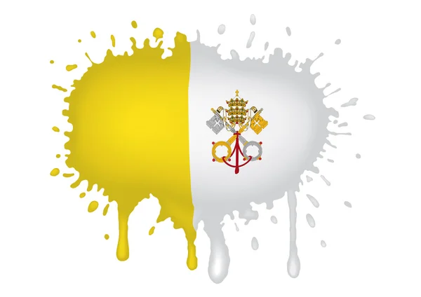 Szkice flaga Watykanu — Wektor stockowy