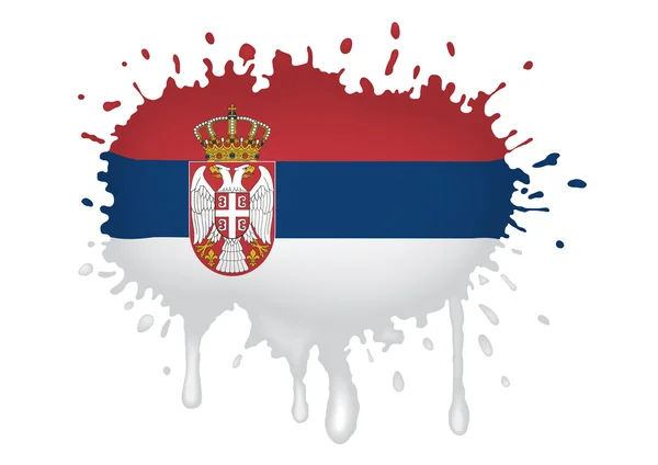 Прапор Сербії ескізи — стоковий вектор