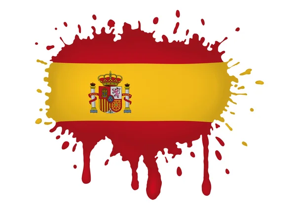 İspanya skeçler bayraklar — Stok Vektör