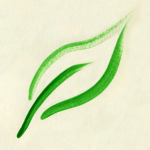 양식에 일치 시키는 잎 — 스톡 사진