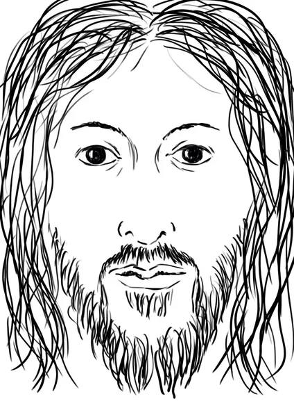 イエスの顔 — ストック写真