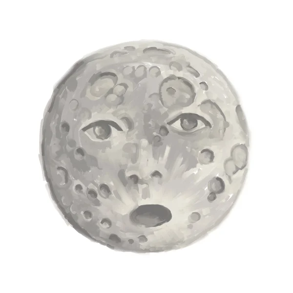 Pittura sulla luna — Foto Stock