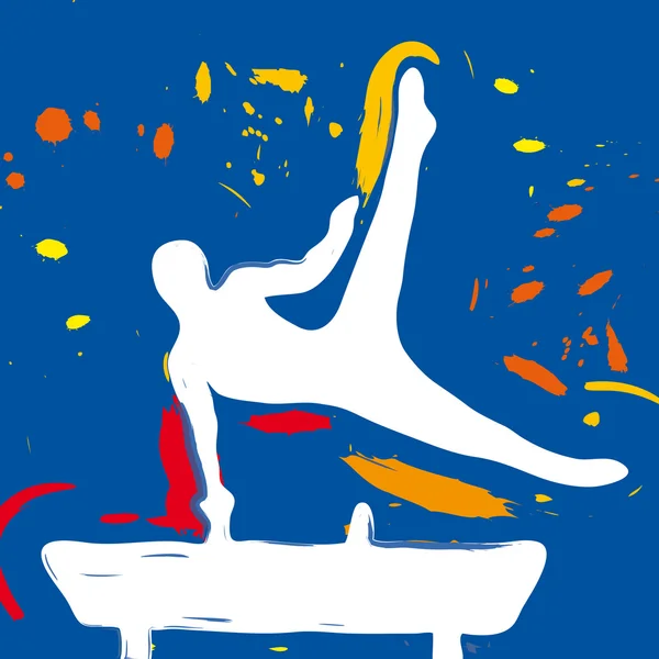 Gymnaste — Image vectorielle